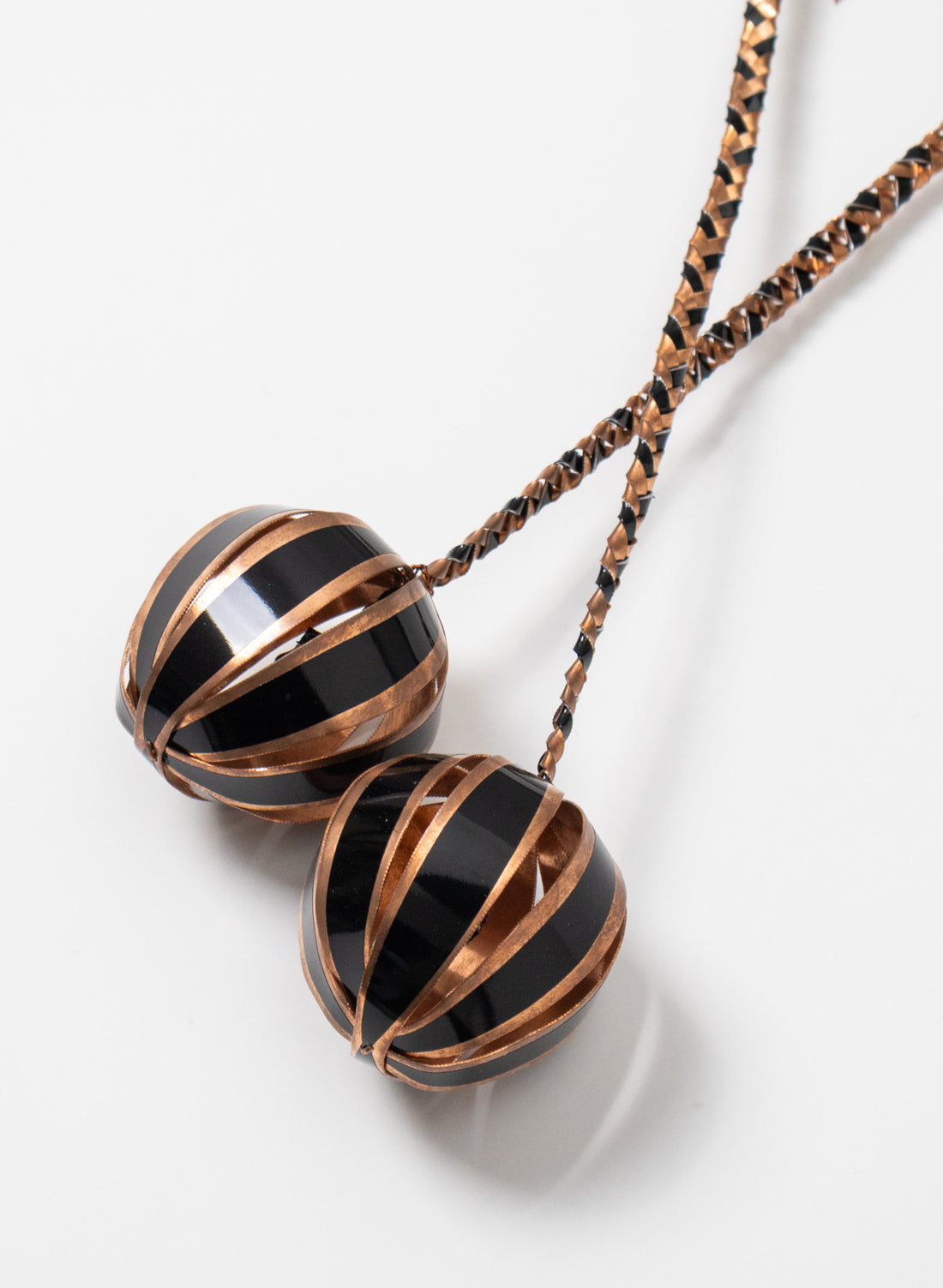 Black &amp; Copper Poi