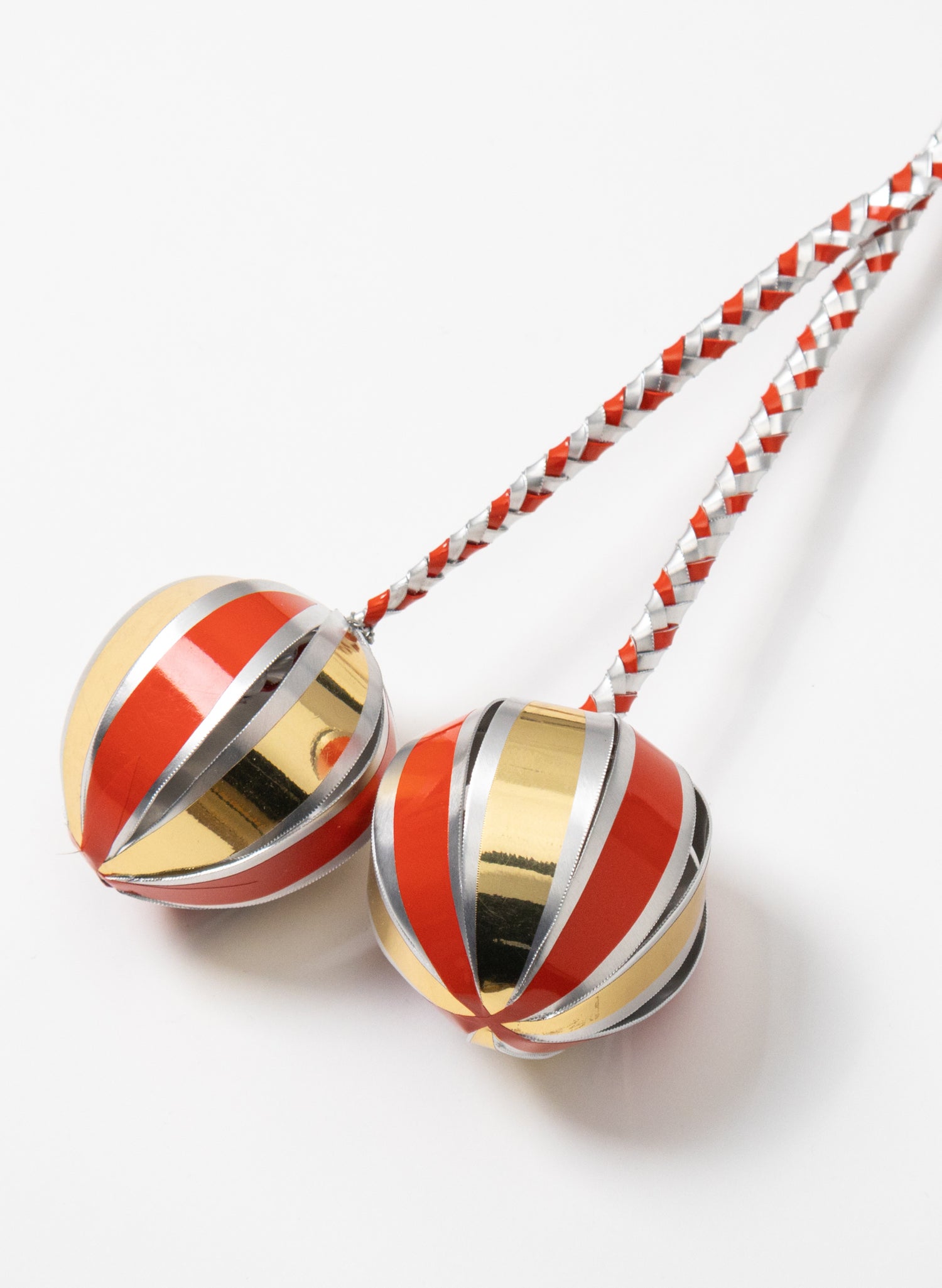 Aluminium, Red &amp; Gold Poi