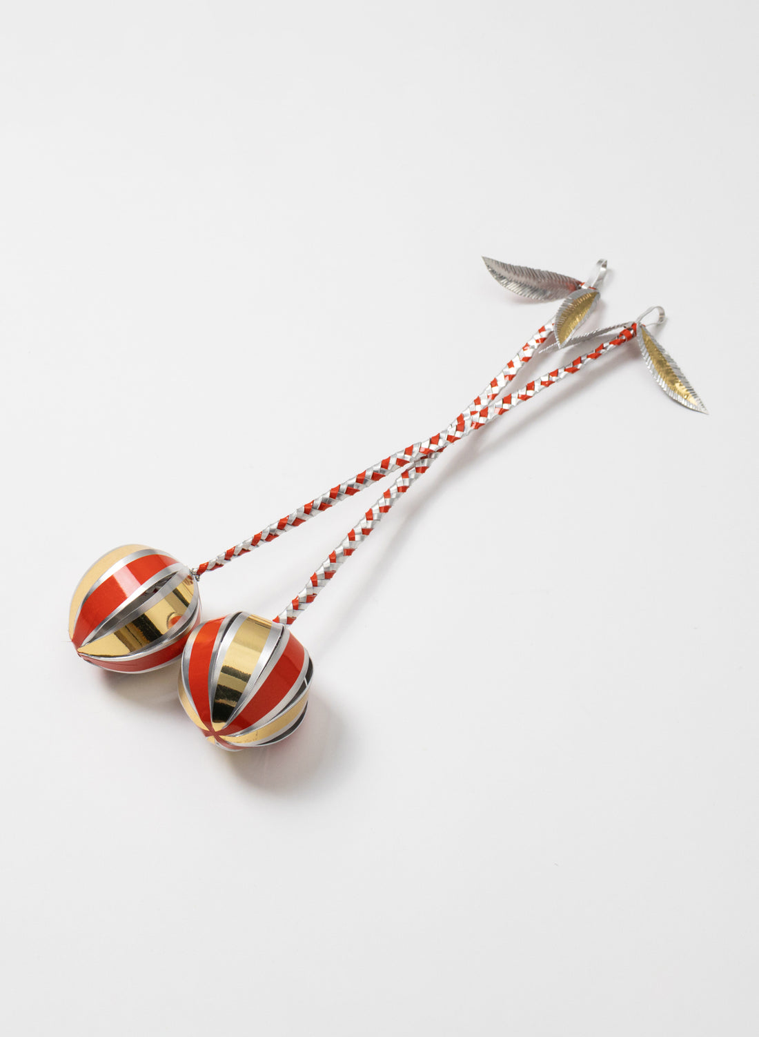 Aluminium, Red &amp; Gold Poi