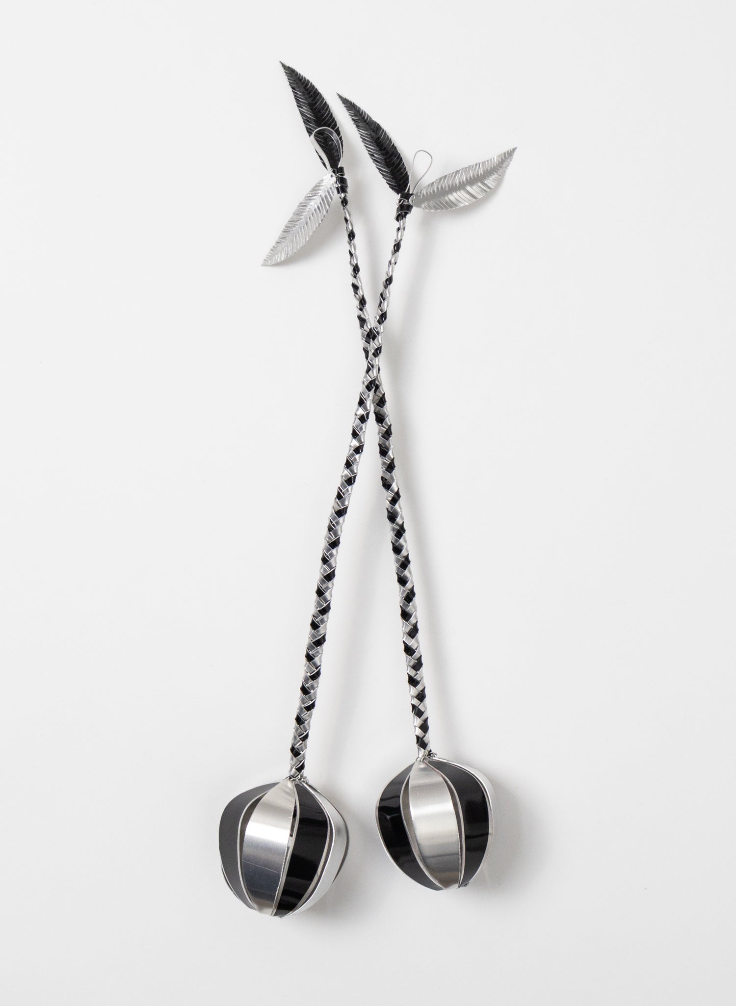 Aluminium &amp; Black Poi