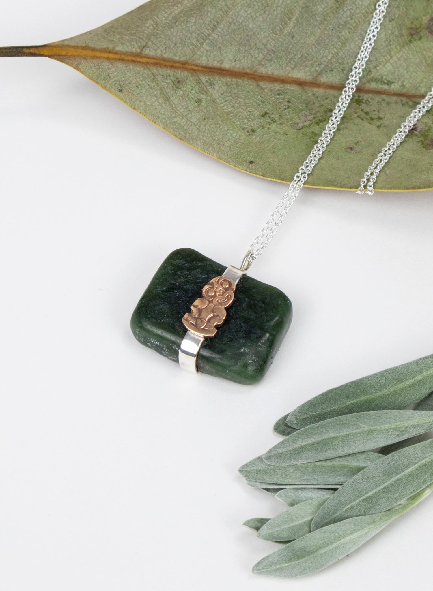 Down to Earth Tiki Pendant Necklace