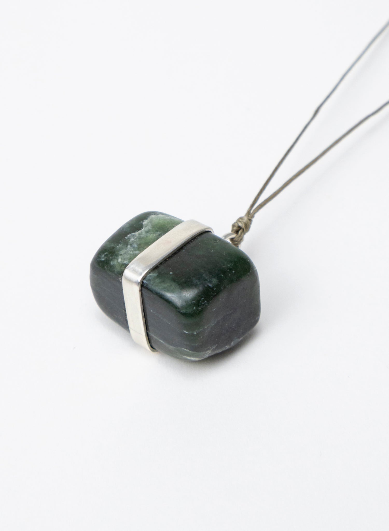 Down to Earth Cube Pendant Necklace