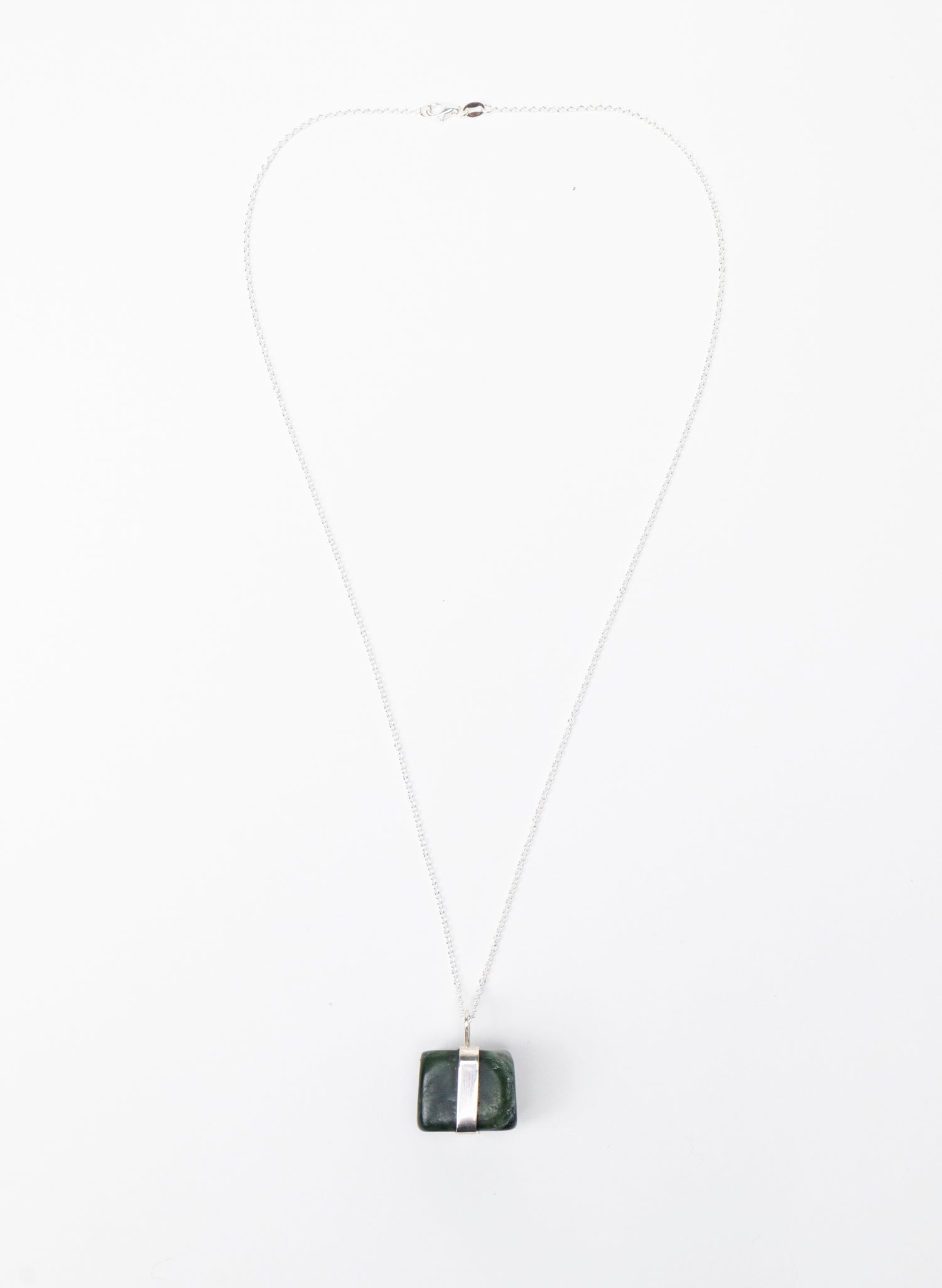 Down to Earth Cube Pendant Necklace
