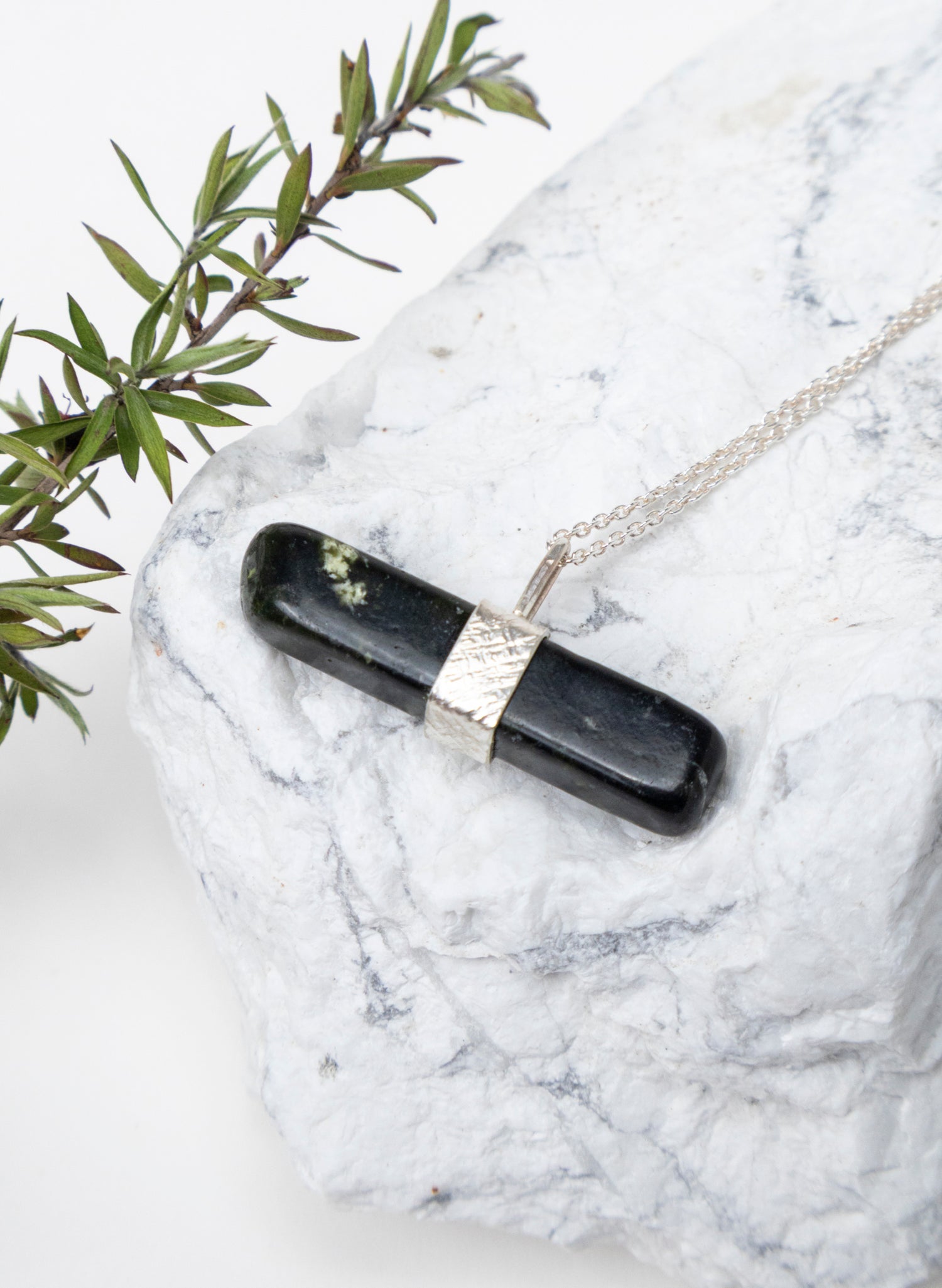 Down to Earth Texture Pendant Necklace