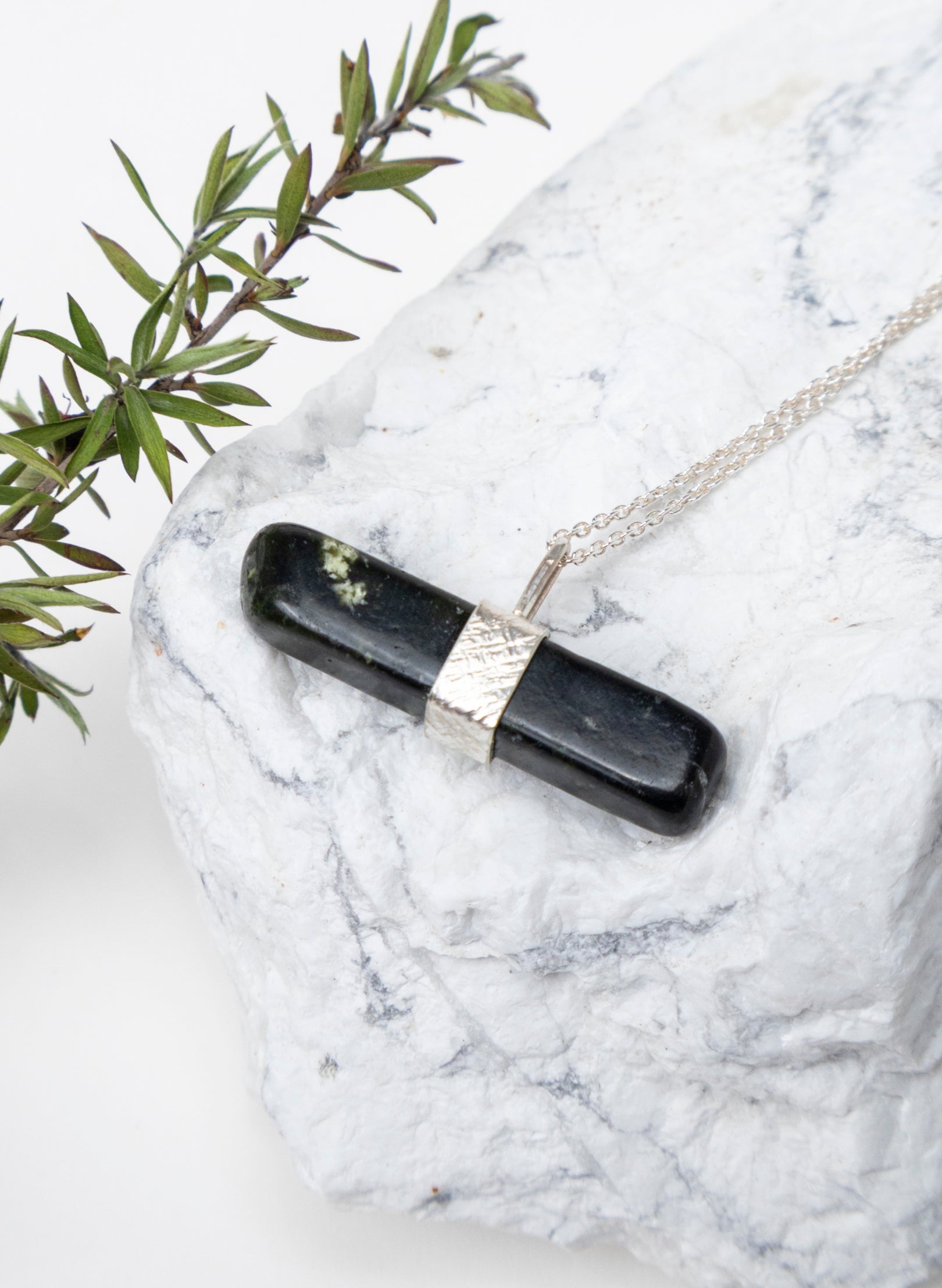 Down to Earth Texture Pendant Necklace