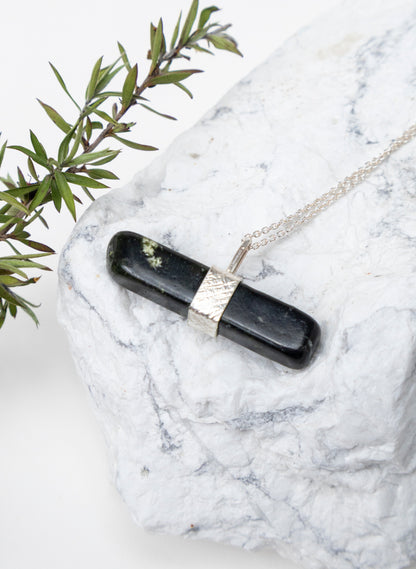 Down to Earth Texture Pendant Necklace