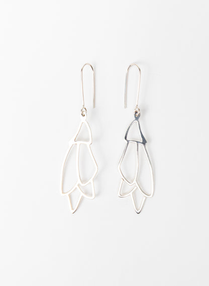 Kōwhai Earrings Long Hooks