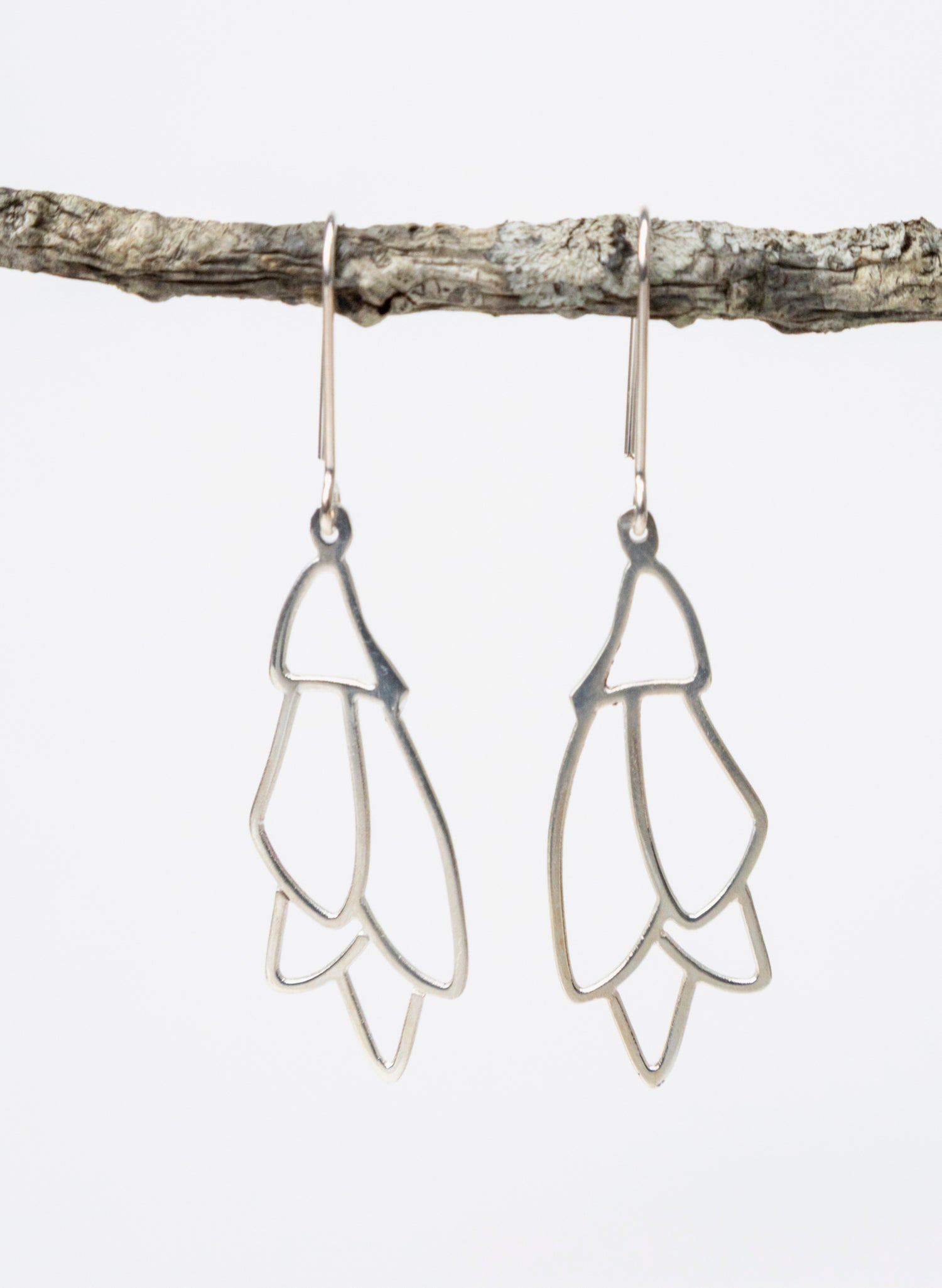 Kōwhai Earrings Long Hooks