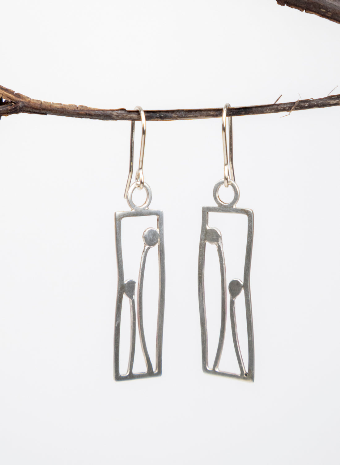 Buds in Frame Earring