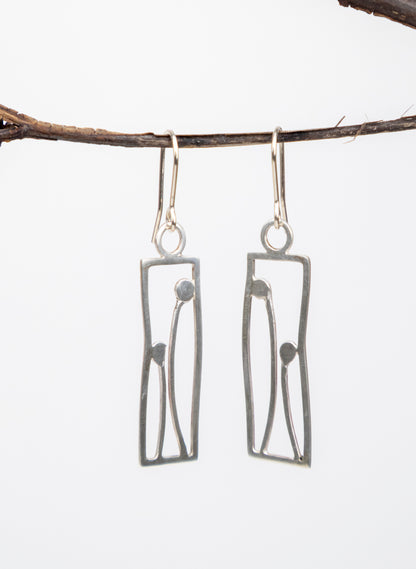 Buds in Frame Earring