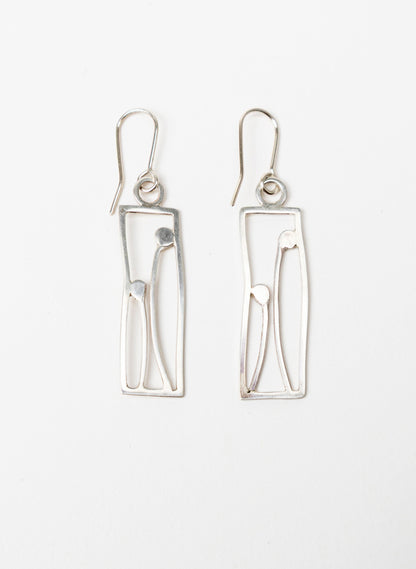 Buds in Frame Earring