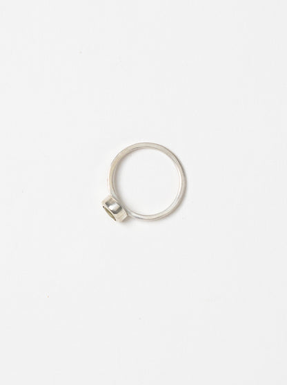 Sterling Silver Green Pearl Ring