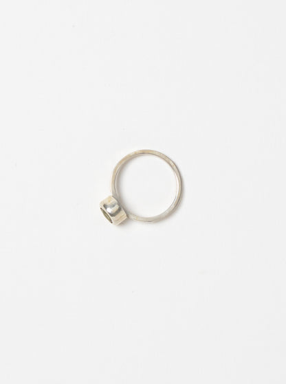 Sterling Silver Green Pearl Ring