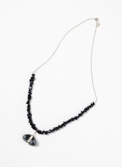 Obsidian Stone Necklace