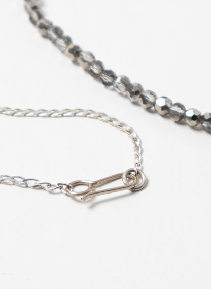 Snowflake Obsidian Stone Necklace