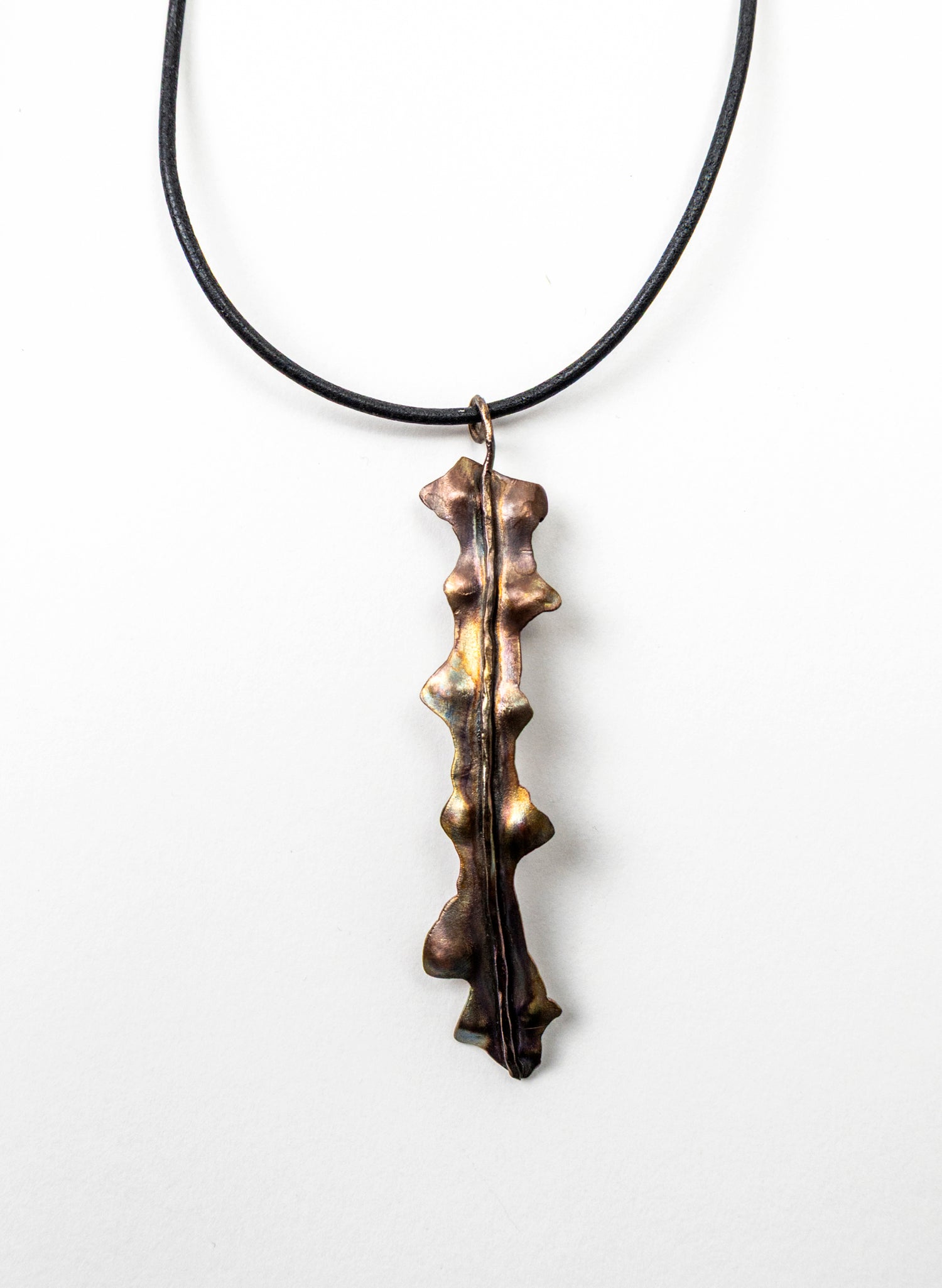 Horoeka Leaf Pendant - Copper