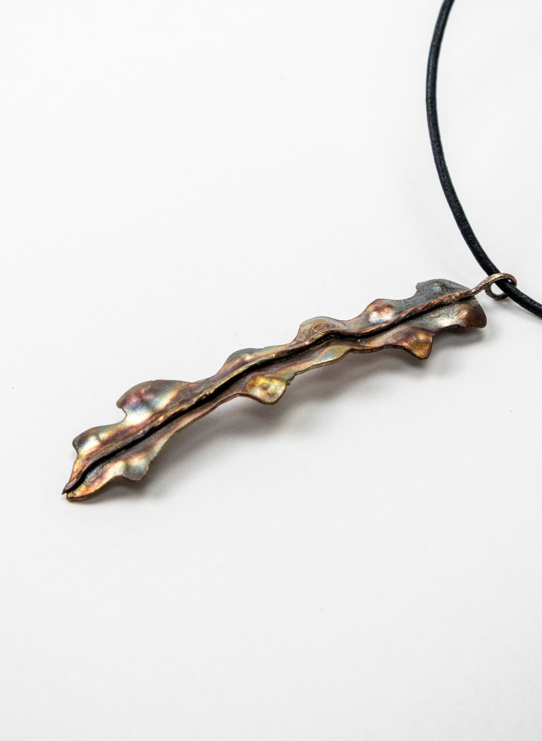 Horoeka Leaf Pendant - Copper