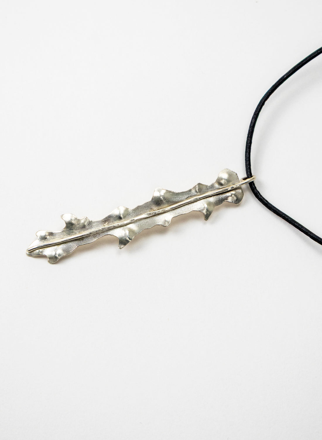 Horoeka Leaf Pendant - Silver