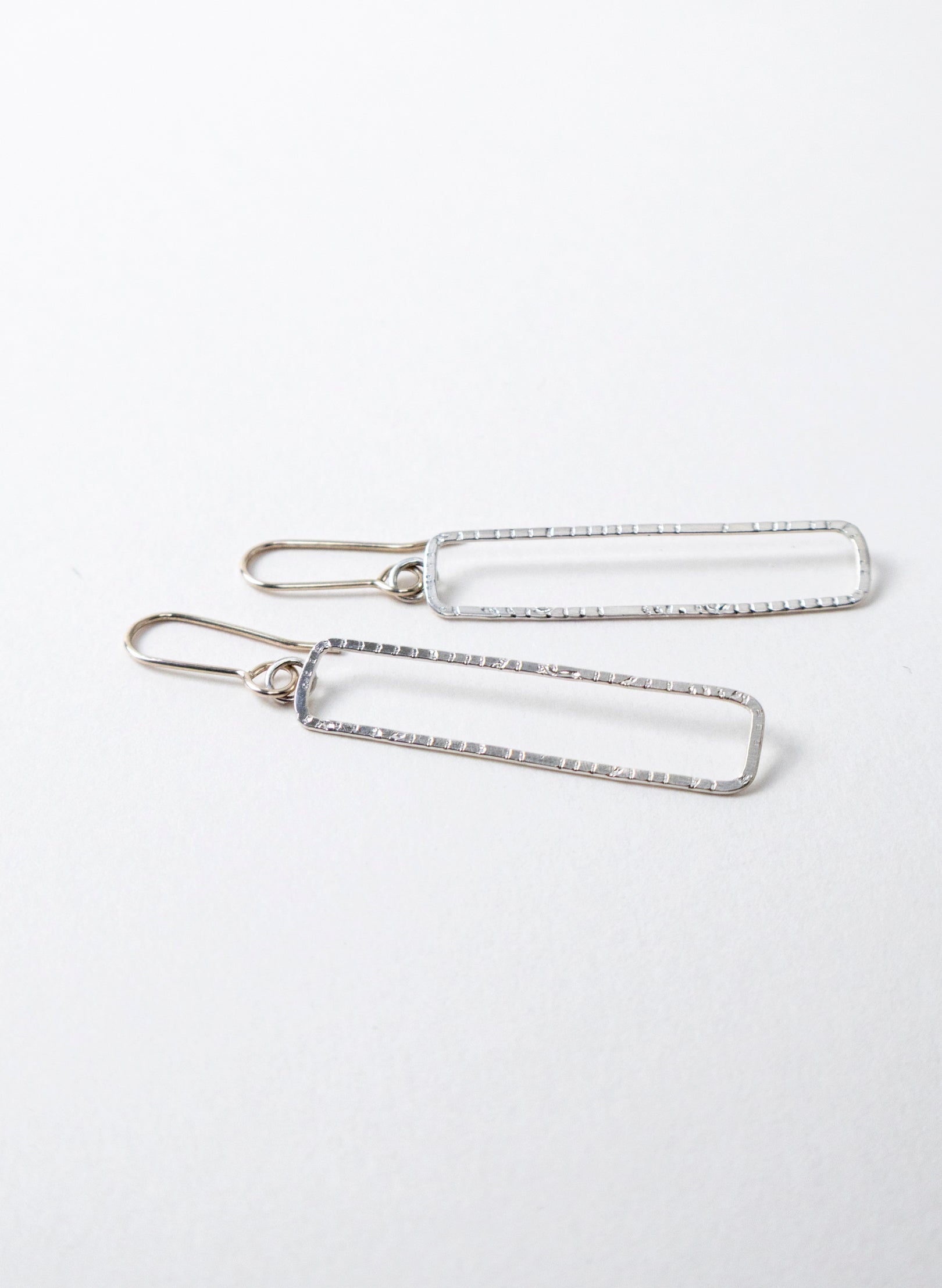 Summer Dangly Textured Hook Earrings