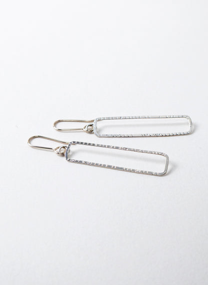Summer Dangly Textured Hook Earrings