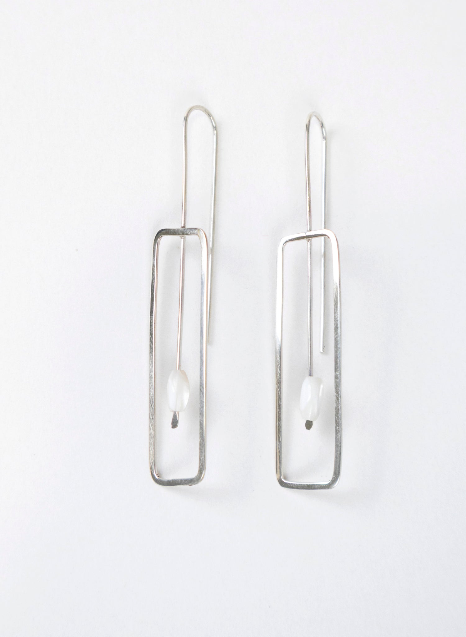 Summer Hook Earrings With Mother of Pearl