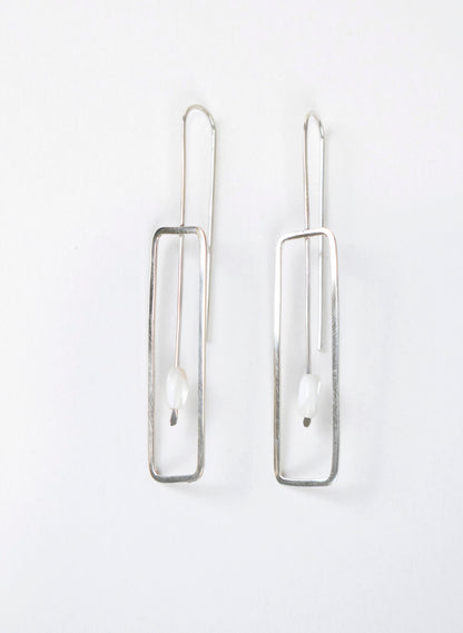 Summer Hook Earrings With Mother of Pearl