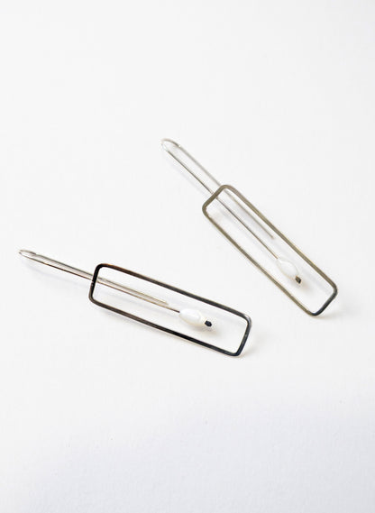 Summer Hook Earrings With Mother of Pearl