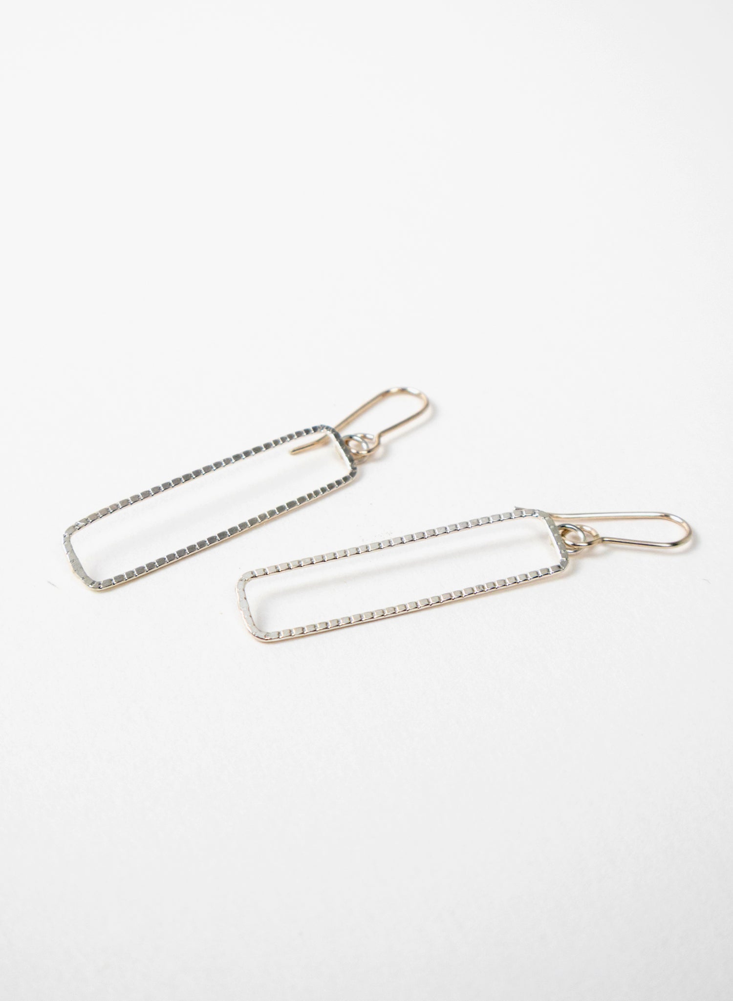 Summer Dangly Textured Hook Earrings
