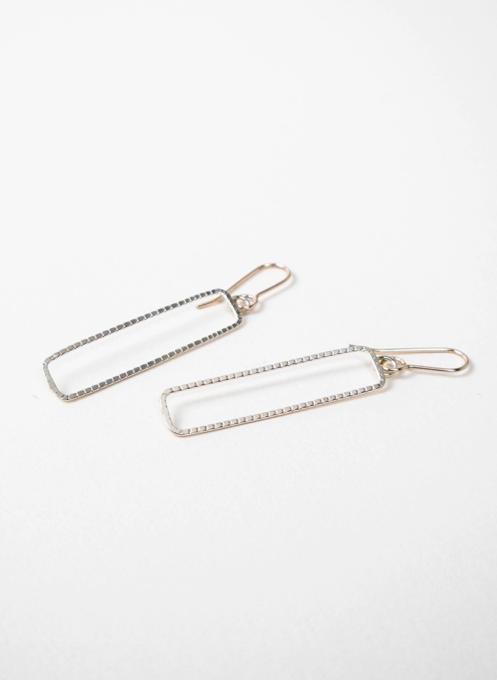 Summer Dangly Textured Hook Earrings