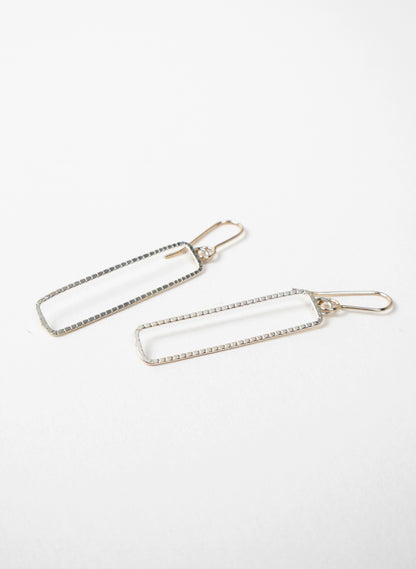Summer Dangly Textured Hook Earrings