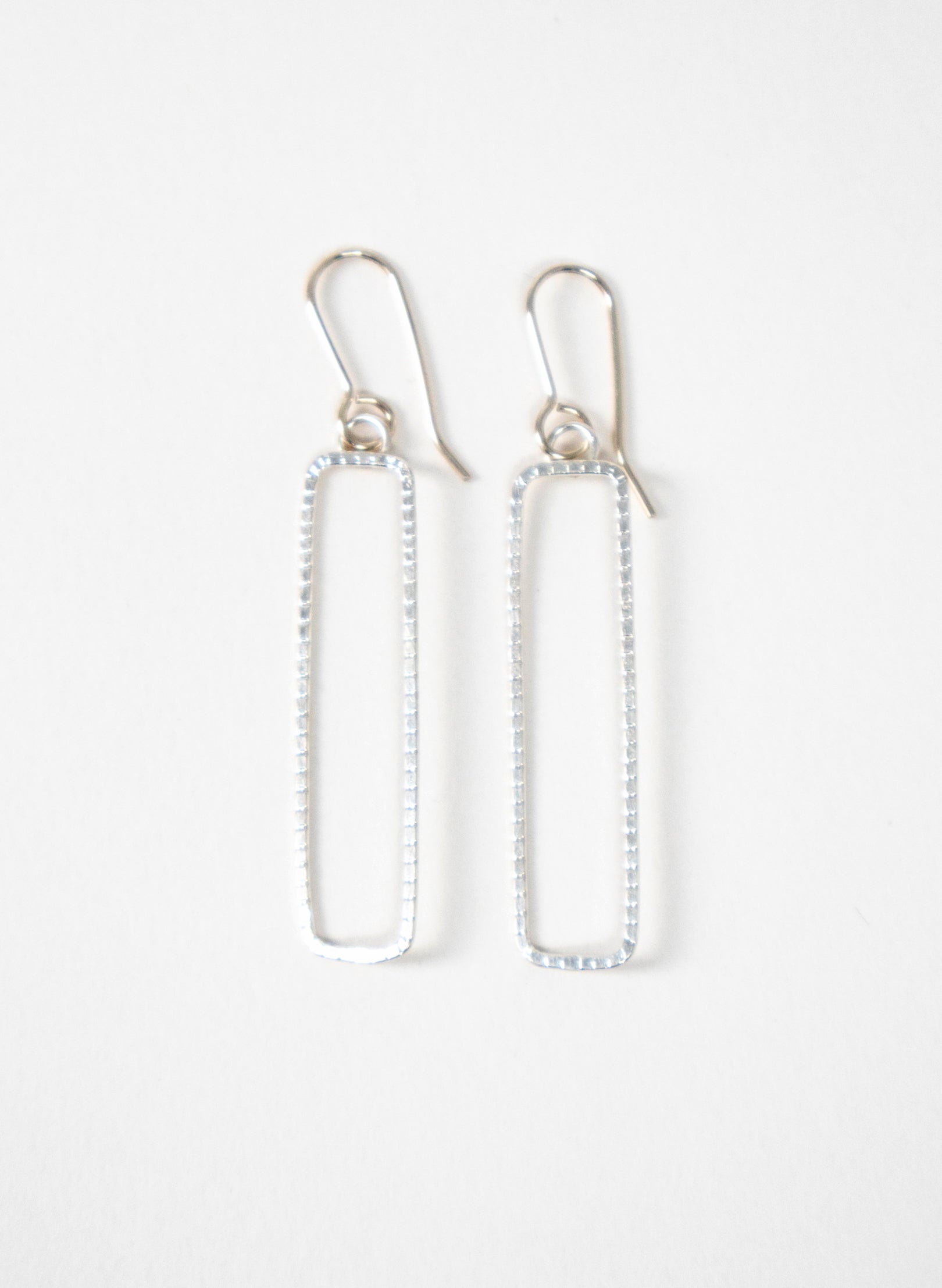 Summer Dangly Textured Hook Earrings