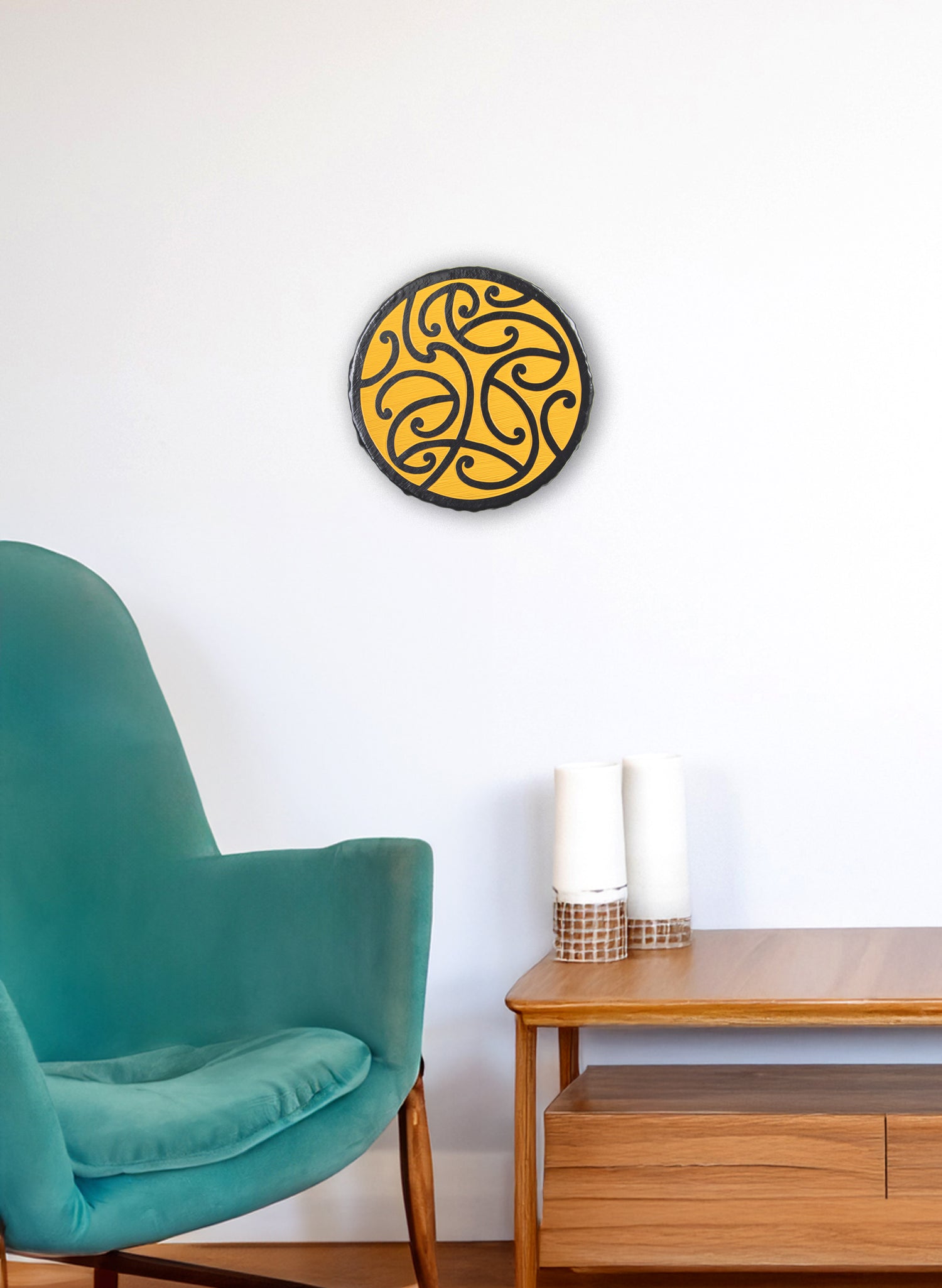 Ruaumoko - Original Carved Painting