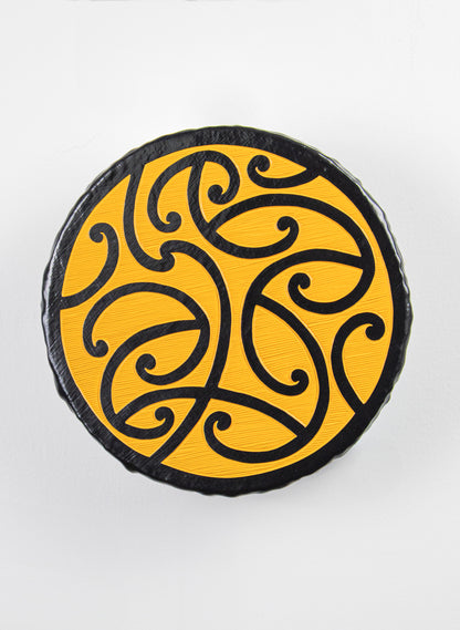 Ruaumoko - Original Carved Painting
