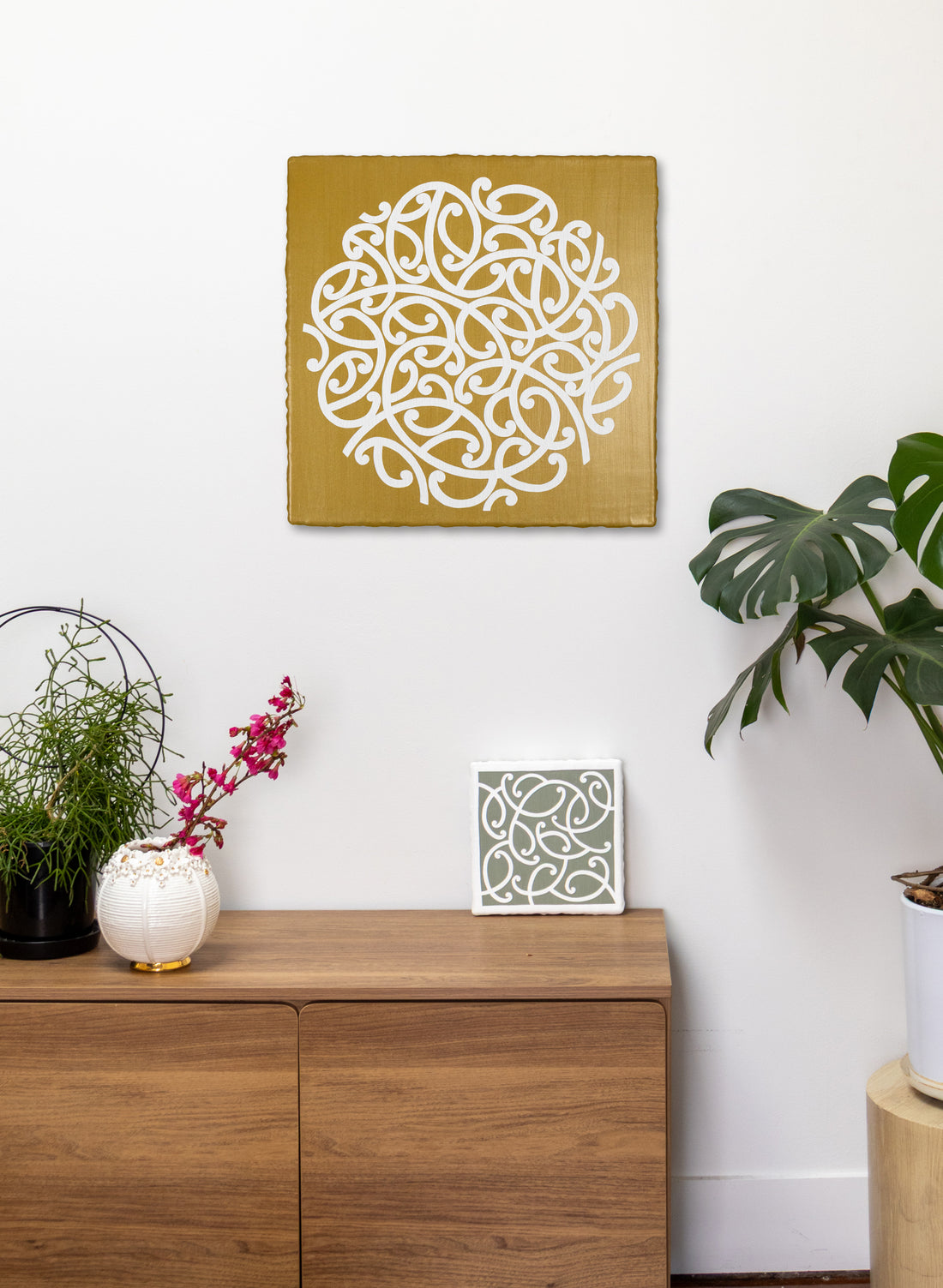 Poi Āwhiowhio - Original Carved Painting