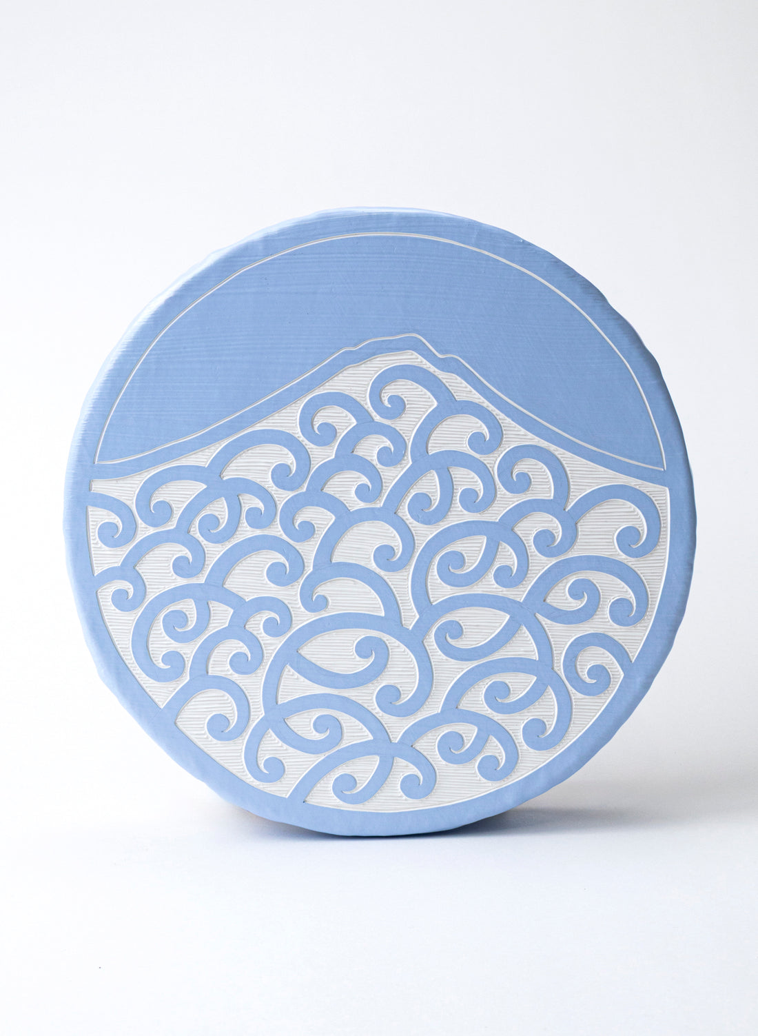 Rangitoto -  Original Carved Painting