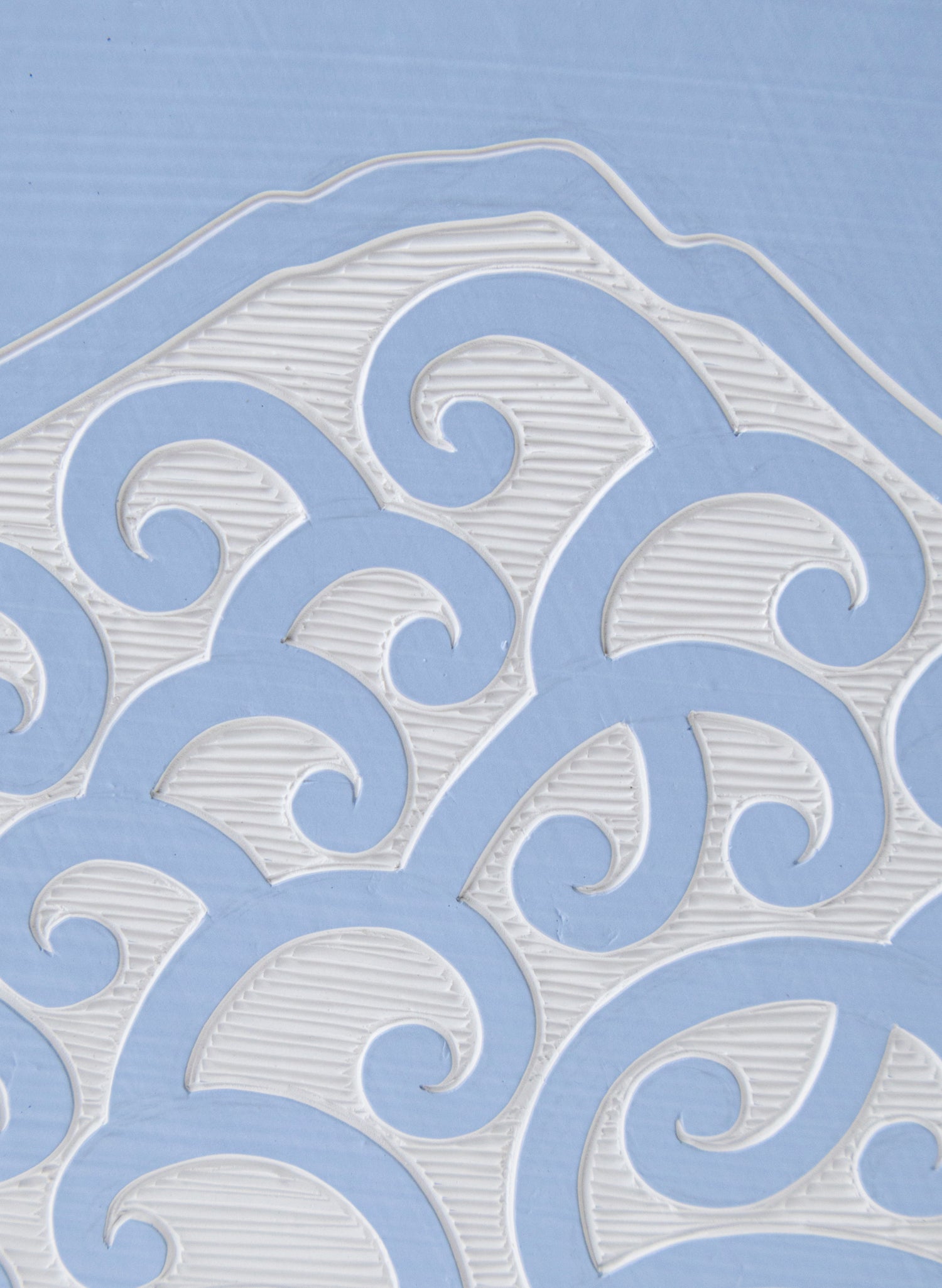 Rangitoto -  Original Carved Painting