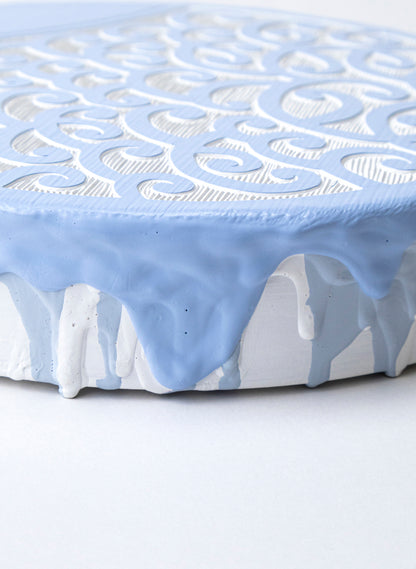 Rangitoto -  Original Carved Painting