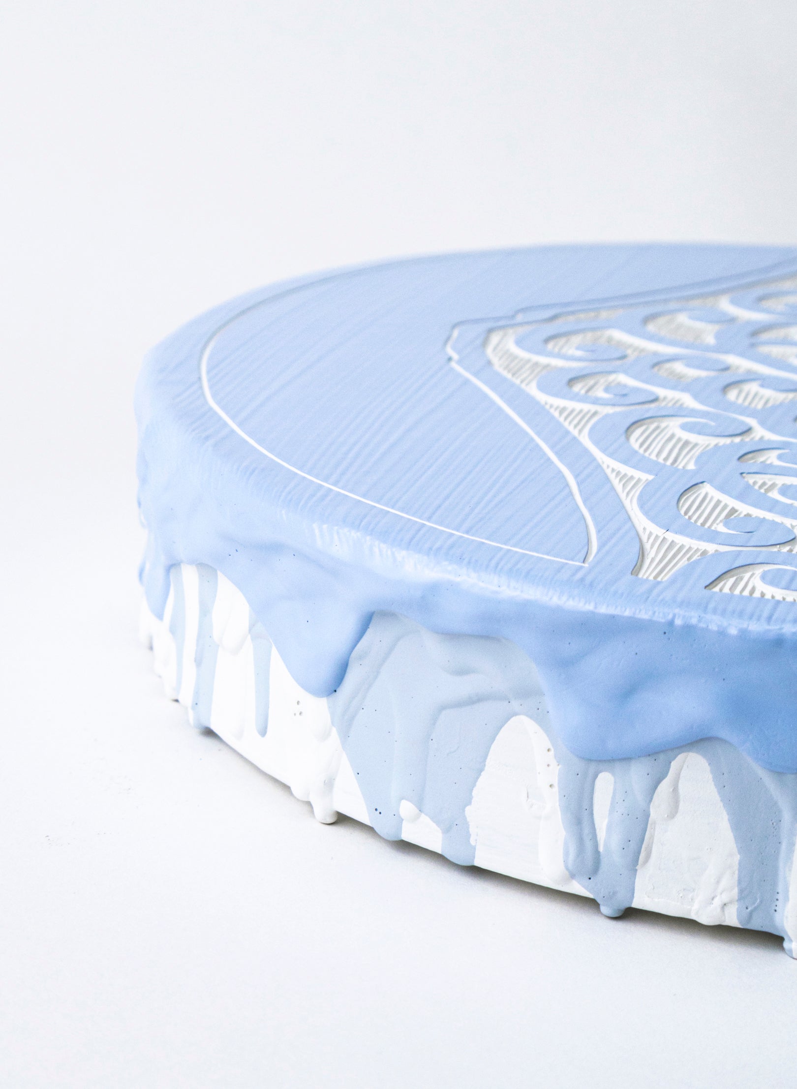 Rangitoto -  Original Carved Painting