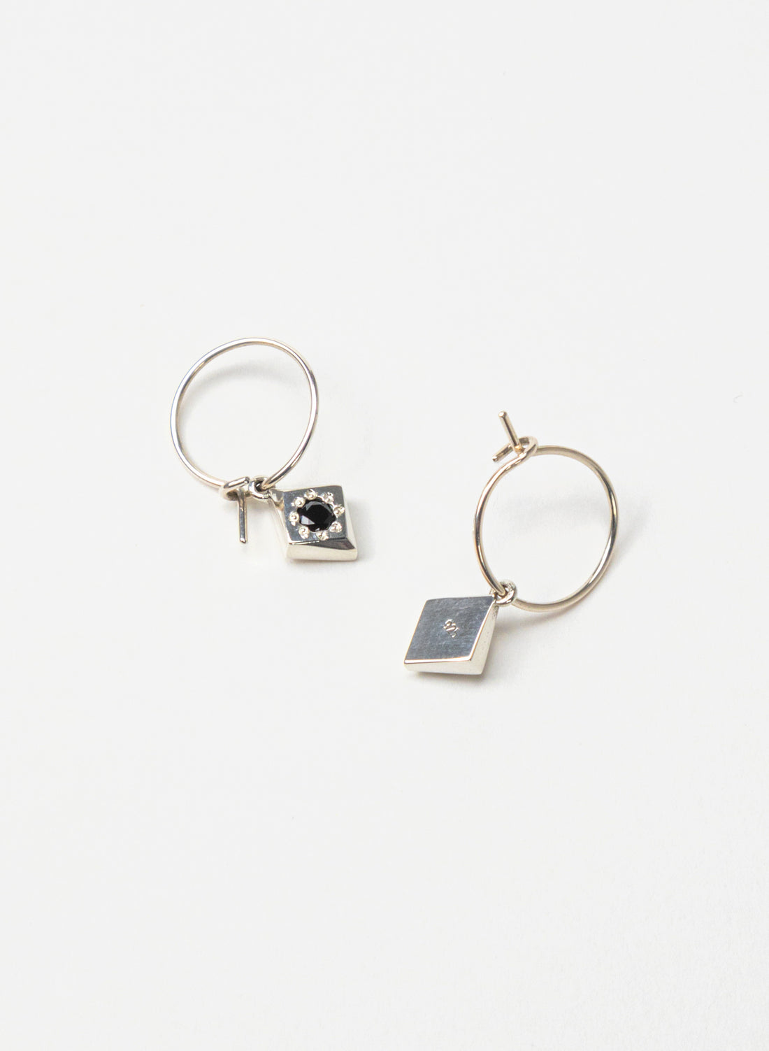 Daisy Cluster Hoop Earrings
