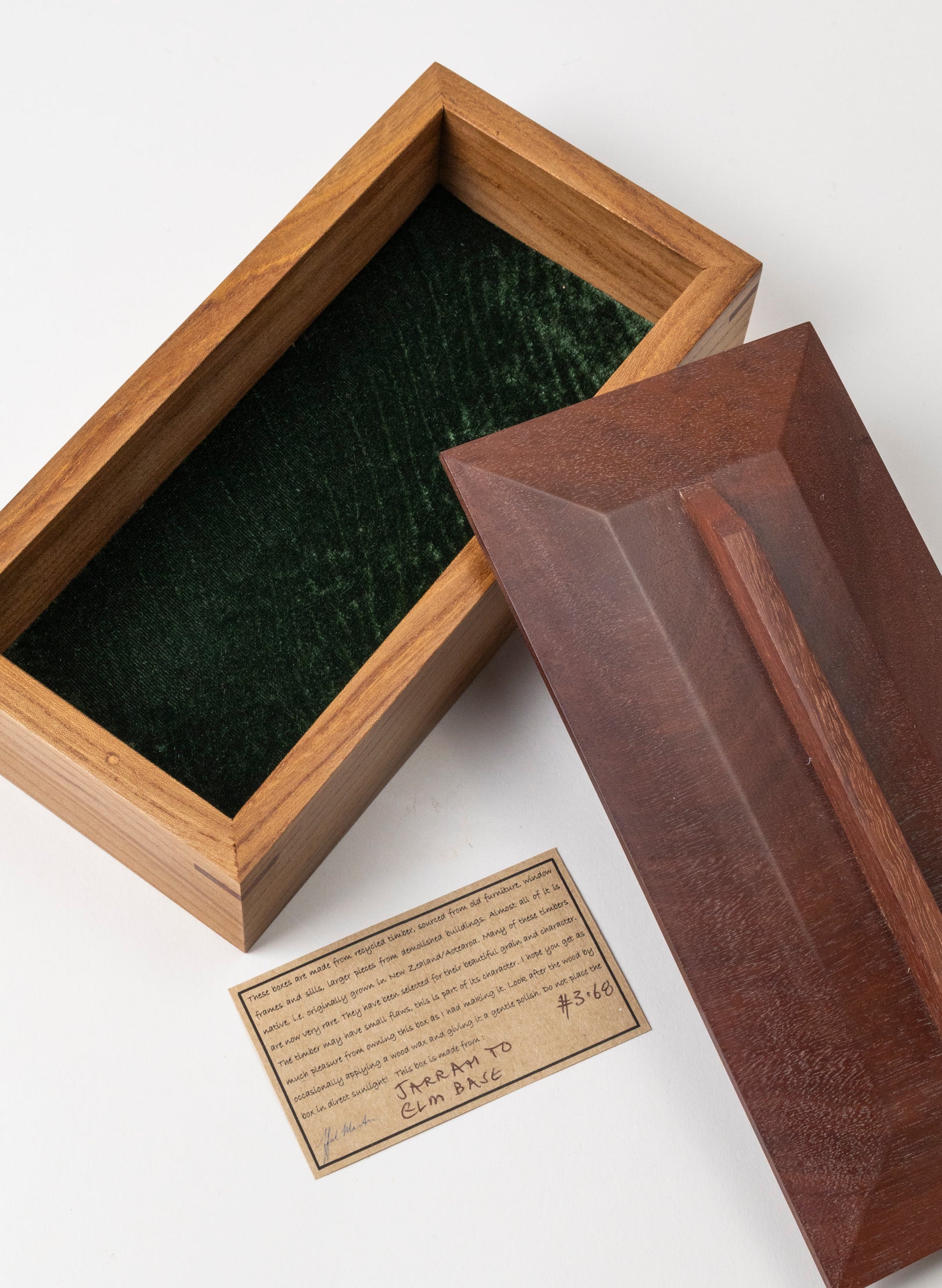 Timber Treasure Box - Jarrah and Elm