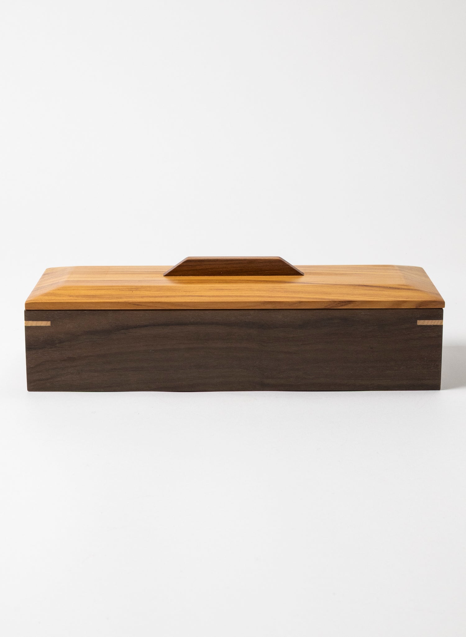 Timber Treasure Box - Rimu Top and Walnut Base