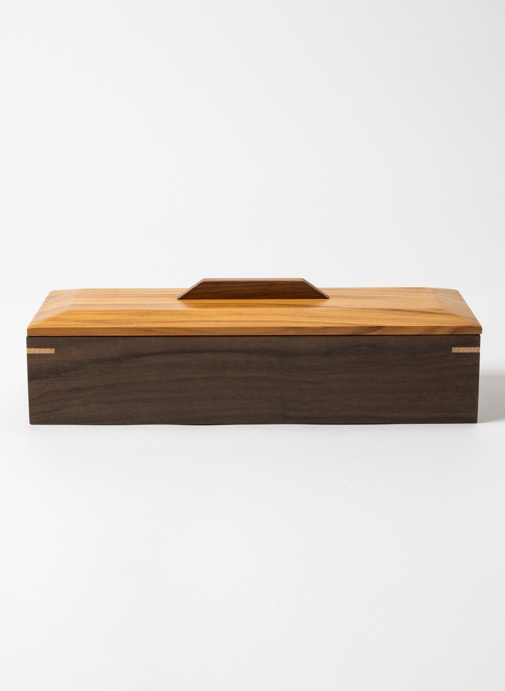 Timber Treasure Box - Rimu Top and Walnut Base