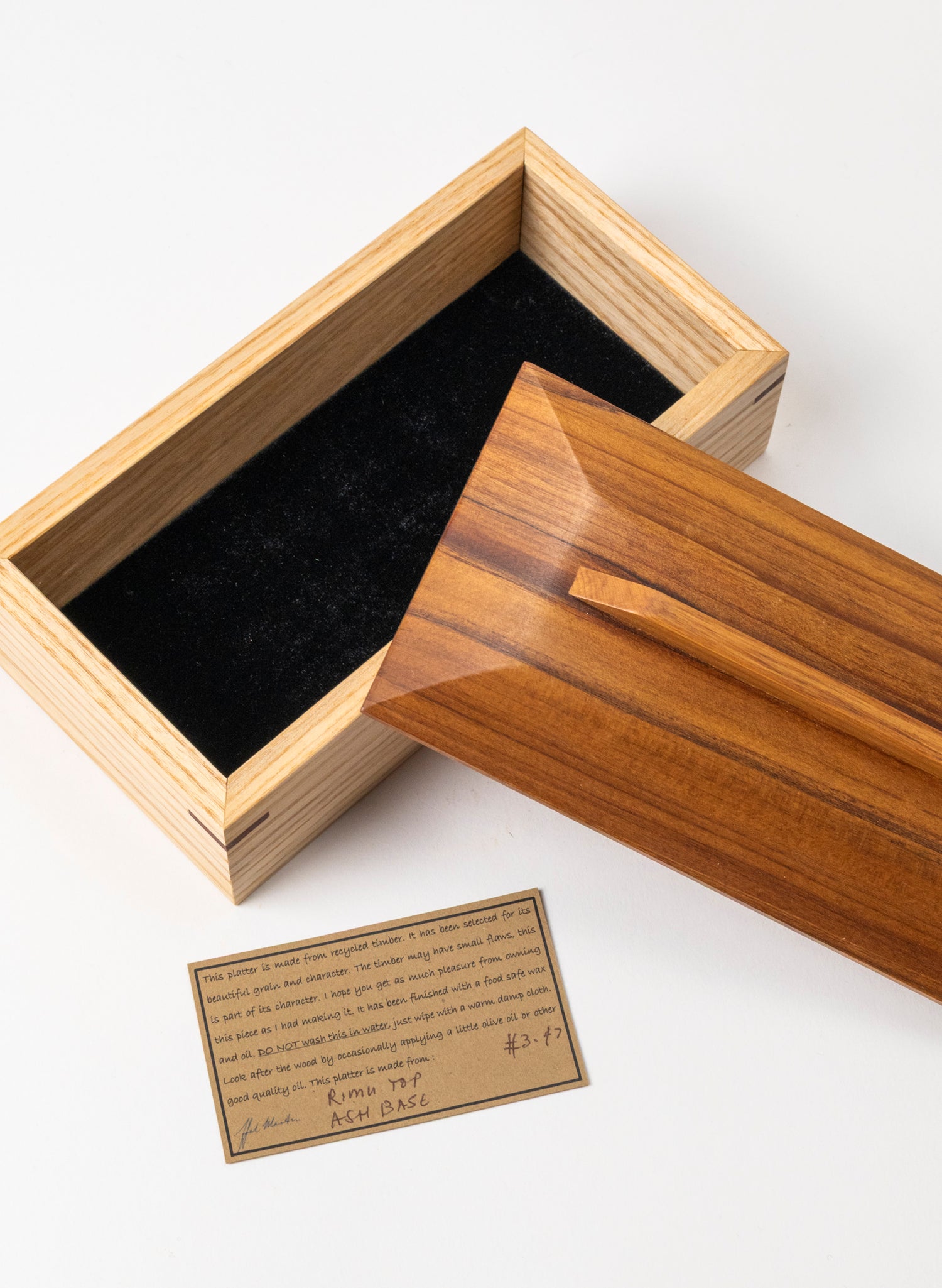Timber Treasure Box - Rimu and Ash