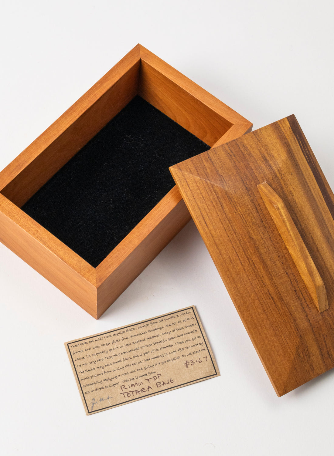 Timber Treasure Box - Rimu and Totara