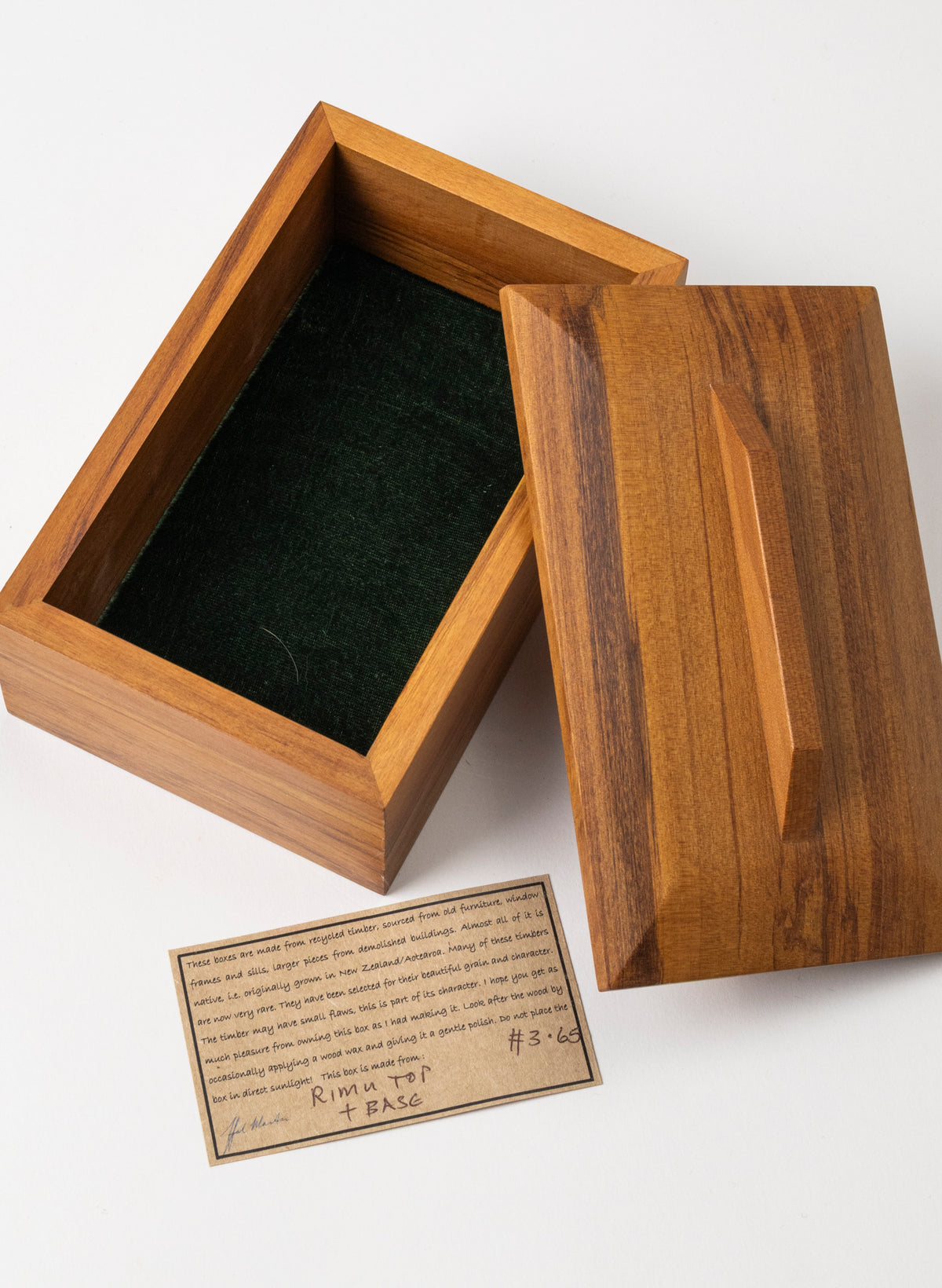 Timber Treasure Box - Rimu
