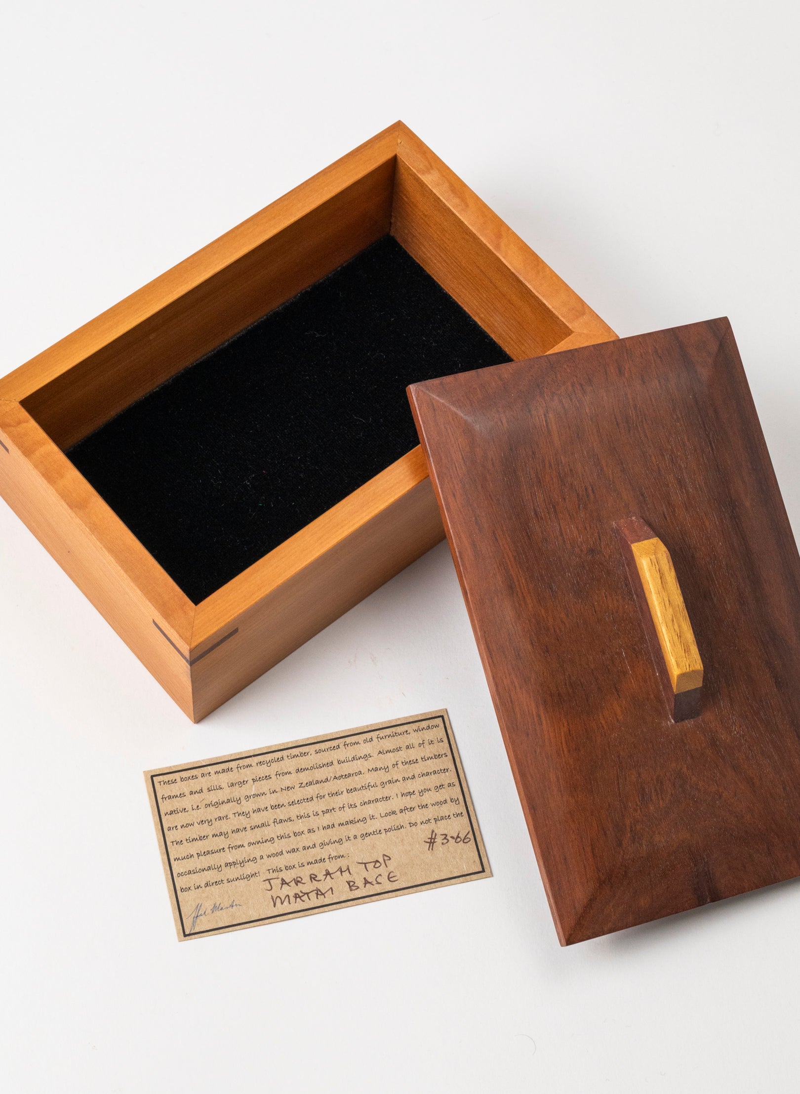Timber Treasure Box - Jarrah and Matai