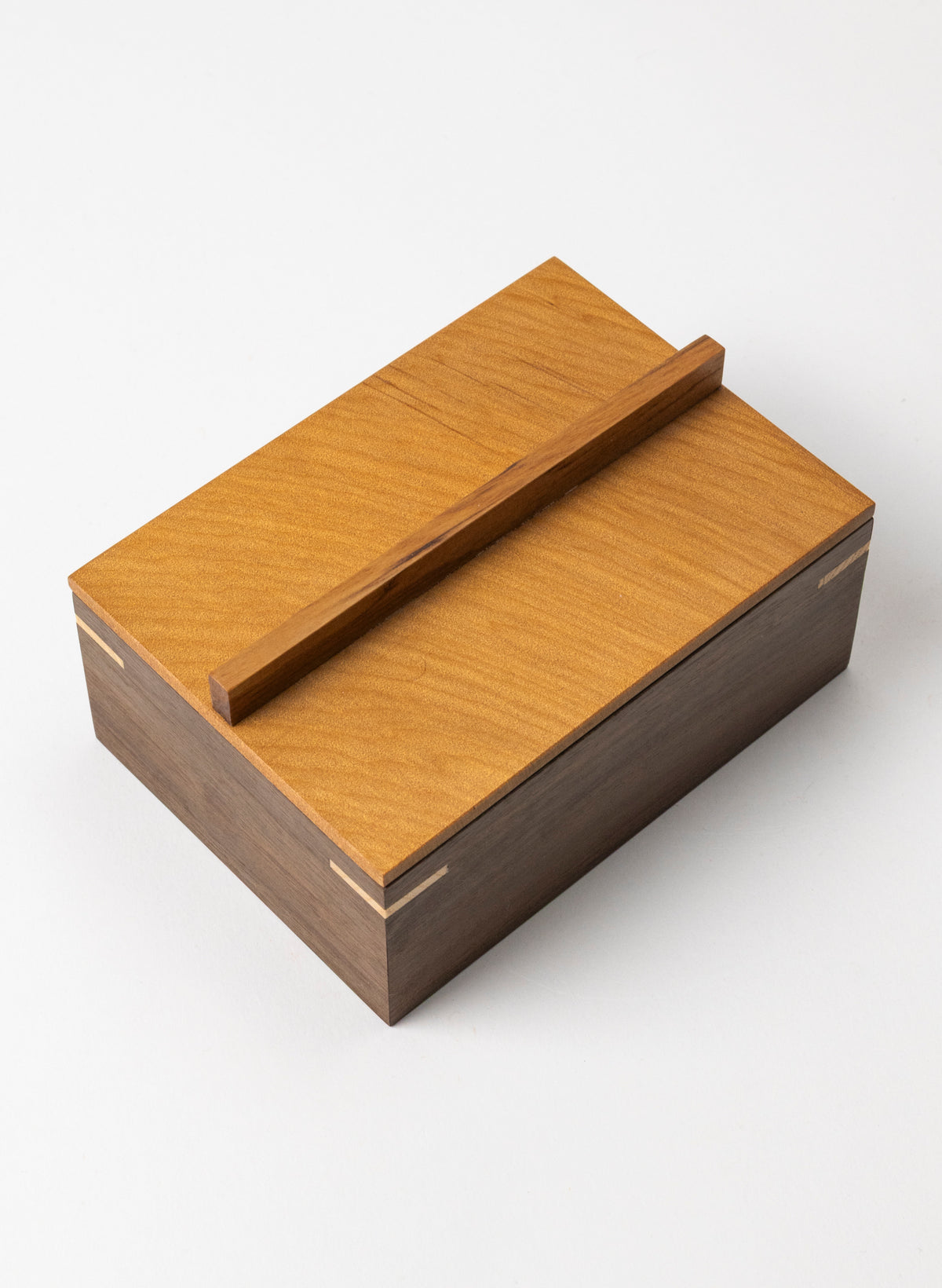 Timber Treasure Box - Swamp Kauri and Walnut