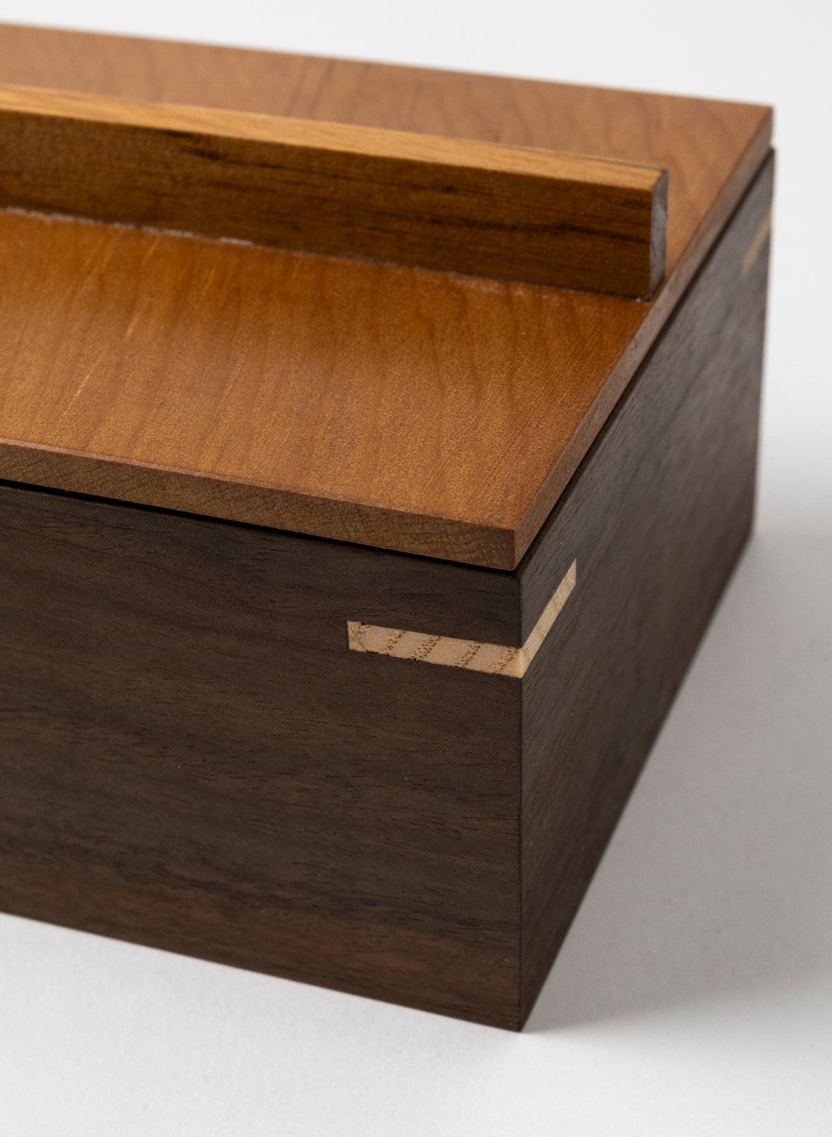 Timber Treasure Box - Swamp Kauri and Walnut