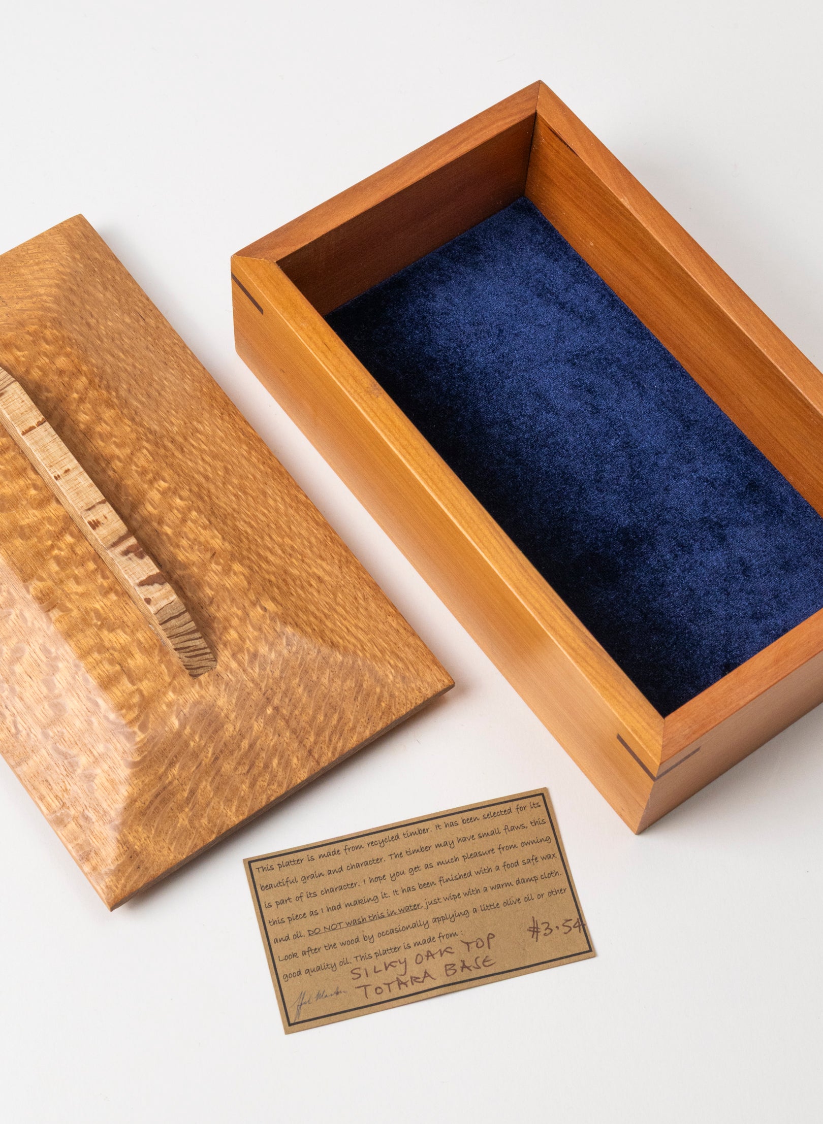 Timber Treasure Box - Silky Oak and Totara