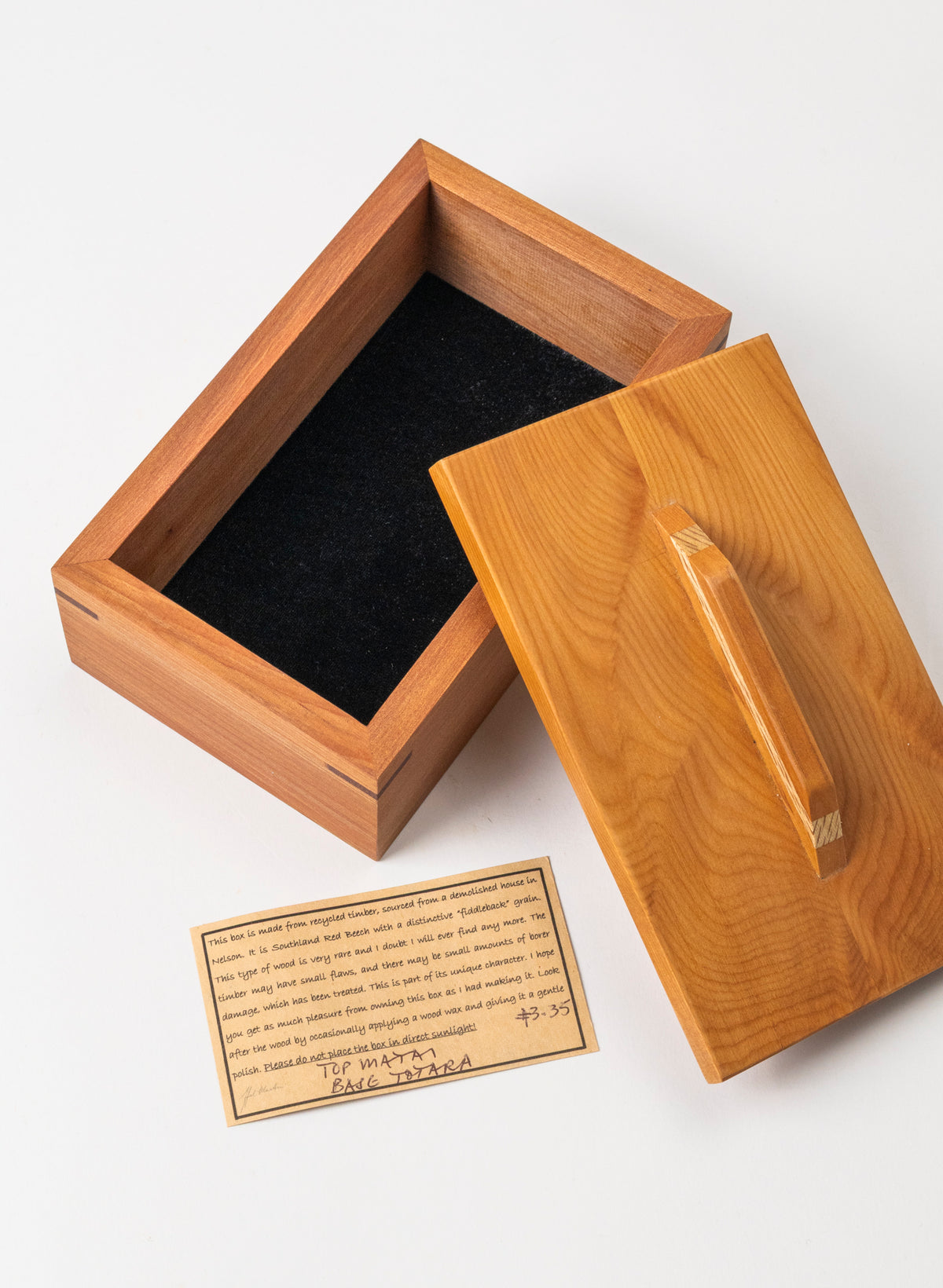 Timber Treasure Box - Matai and Totara